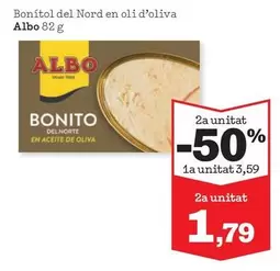 Oferta de Albo - Bonitol Del Nord En Oli D'oliva por 3,59€ en Sorli