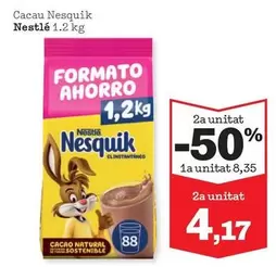 Oferta de Nestlé - Cacau Nesquik por 8,35€ en Sorli