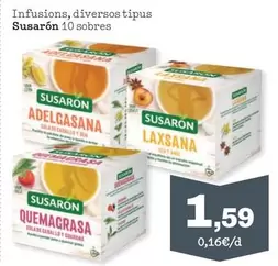 Oferta de Susarón - Infusions, Diversos Tipus por 1,59€ en Sorli