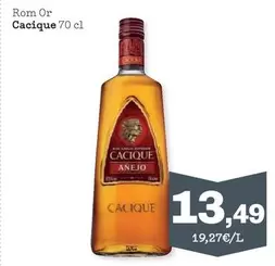 Oferta de Cacique - Rom Or por 13,49€ en Sorli