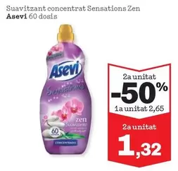 Oferta de Asevi - Suavitzant Concentrat Sensations Zen por 2,65€ en Sorli