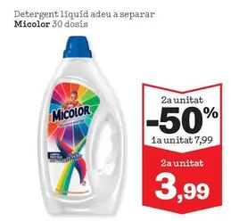 Oferta de Micolor - Detergent Liquid A Deu A Separar por 7,99€ en Sorli