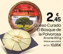 Oferta de Queso Curado por 2,45€ en Supermercados El Jamón