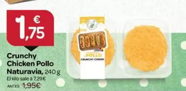 Oferta de Naturavia - Crunchy Chicken Pollo por 1,75€ en Supermercados El Jamón