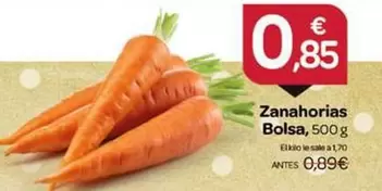 Oferta de Zanahorias por 0,85€ en Supermercados El Jamón
