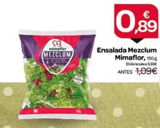 Oferta de Mimaflor - Ensalada Mezclum por 0,89€ en Supermercados El Jamón