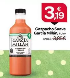 Oferta de Garcia - Gazpacho Suave por 3,19€ en Supermercados El Jamón
