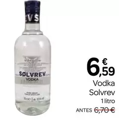 Oferta de Solvrev - Vodka por 6,59€ en Supermercados El Jamón
