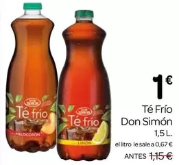 Oferta de Don Simón - Té Frio por 1€ en Supermercados El Jamón