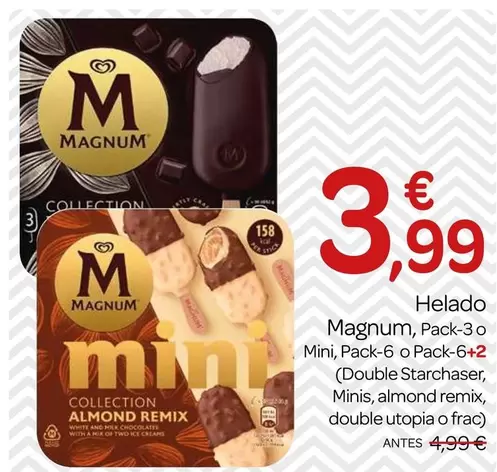 Oferta de Magnum - Helado por 3,99€ en Supermercados El Jamón