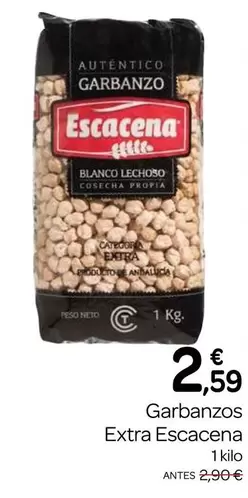Oferta de Blanco - Garbanzos Extra por 2,59€ en Supermercados El Jamón