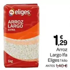 Oferta de Ifa Eliges - Largo por 1,29€ en Supermercados El Jamón