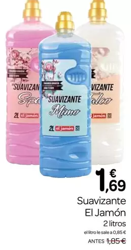 Oferta de Alco - Suavizante El Jamon por 1,69€ en Supermercados El Jamón