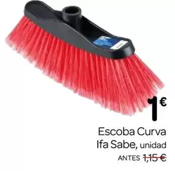 Oferta de Ifa sabe - Escoba Curva por 1€ en Supermercados El Jamón