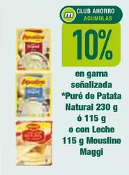 Oferta de Maggi - Puré De Patata Natural en Masymas