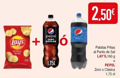 Oferta de Lay's - Patatas Fritas Al Punto De Sal por 2,5€ en Masymas
