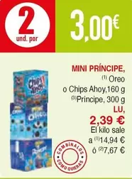 Oferta de Oreo - Mini Principe por 2,39€ en Masymas