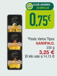 Oferta de Garofalo - Pasta por 3,25€ en Masymas