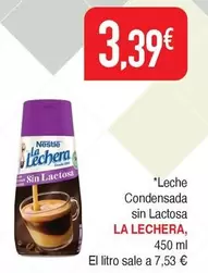 Oferta de Nestlé - Leche Condensada Sin Lactosa por 3,39€ en Masymas