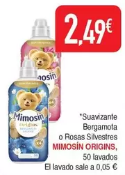 Oferta de Mimosín - Suavizante Bergamota O Rosas Silvestres por 2,49€ en Masymas