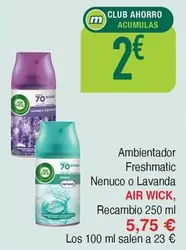 Oferta de Air Wick - Ambientador Freshmatic Nenuco O Lavanda por 5,75€ en Masymas