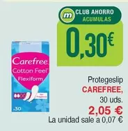 Oferta de Carefree - Protegeslip por 2,05€ en Masymas