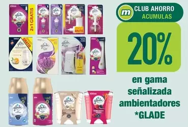 Oferta de Glade - En Gama Señalizada Ambientadores en Masymas