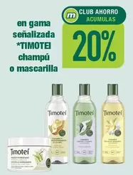 Oferta de Timotei - En Gama Señalizada en Masymas