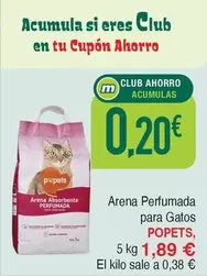 Oferta de Arenas Perfumada Para Gatos por 1,89€ en Masymas