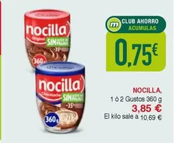 Oferta de Nocilla -  - por 3,85€ en Masymas