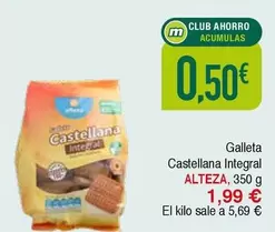 Oferta de Alteza - Galleta Castellana Integral por 1,99€ en Masymas