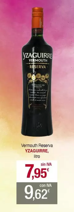 Oferta de Yzaguirre - Vermouth Reserva por 7,95€ en Masymas