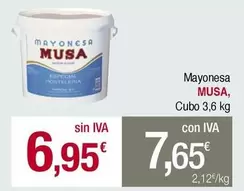 Oferta de Musa - Mayonesa por 6,95€ en Masymas