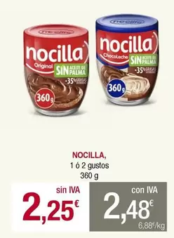 Oferta de Nocilla -  - por 2,25€ en Masymas