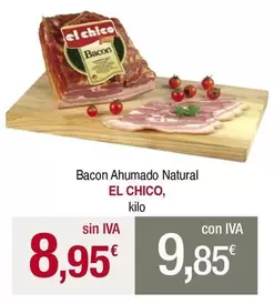 Oferta de El Chico - Bacon Ahumado Natural por 8,95€ en Masymas