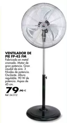 Oferta de Ventilador De Pie FP-45 FM  por 79,9€ en Coferdroza