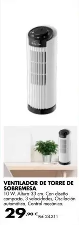 Oferta de Ventilador De Torre De Sorberesa por 29,9€ en Coferdroza