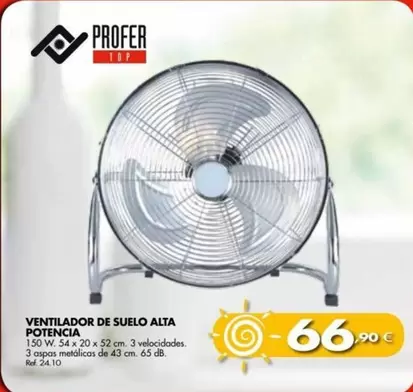 Oferta de Ventilador De Suelo Alta Potencia por 66,9€ en Coferdroza