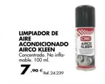 Oferta de Crc - Limpiador De Aire Acondicionado Airco Kleen por 7,9€ en Coferdroza