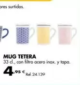 Oferta de Mug Tetera por 4,95€ en Coferdroza