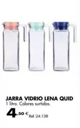 Oferta de Jarra Vidrio Lena Quid por 4,5€ en Coferdroza