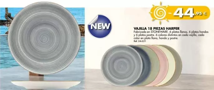 Oferta de Vajilla 18 Piezas por 44,95€ en Coferdroza