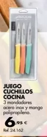 Oferta de Juego Cuchillos Cocina por 6,95€ en Coferdroza