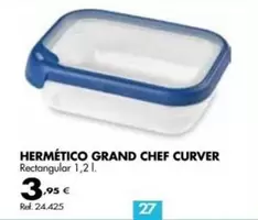 Oferta de Hermetico Grand Chef Curver por 3,95€ en Coferdroza