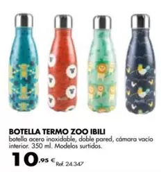 Oferta de Ibili - Botella Termo Zoo por 10,95€ en Coferdroza