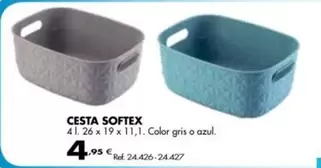 Oferta de Cesta Softex por 4,95€ en Coferdroza