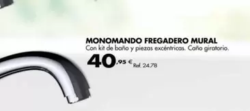Oferta de Monomando Fregadero Mural por 40,95€ en Coferdroza