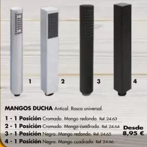 Oferta de Mangos Ducha por 8,95€ en Coferdroza