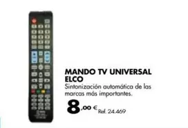 Oferta de Elco - Mando Tv Universal por 8€ en Coferdroza