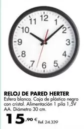 Oferta de Herter - Reloj De Pared por 15,9€ en Coferdroza